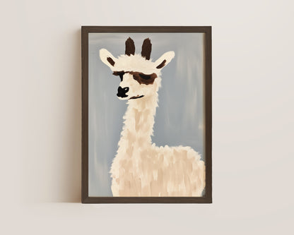 Cool Llama Print