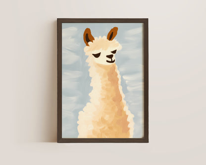 Cheeky Llama Print