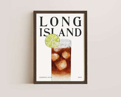 Long Island Cocktail Print