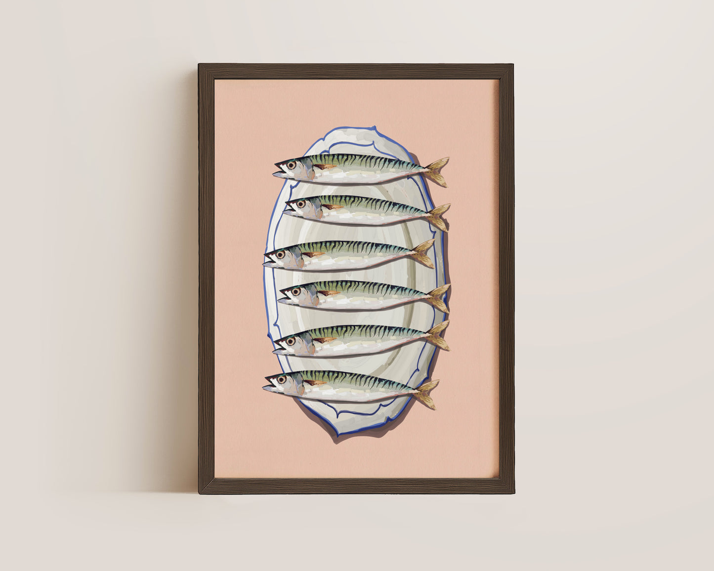 Pink Mackerel Print