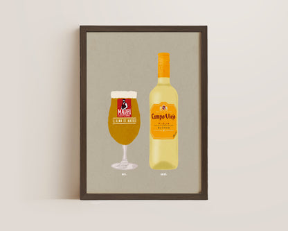 Madri & Campo Viejo Blanco Print