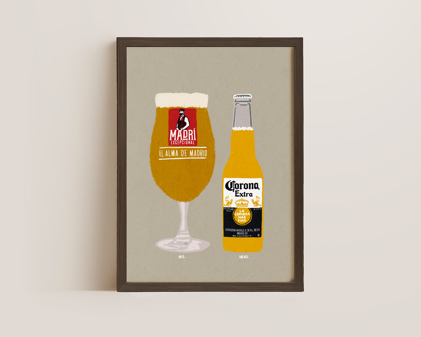 Madri & Corona Print