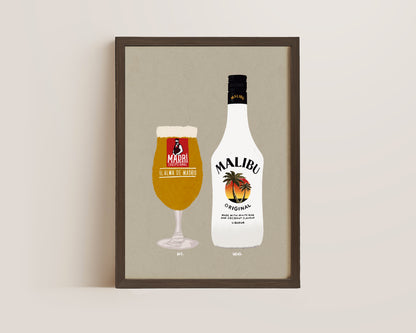 Madri & Malibu Print