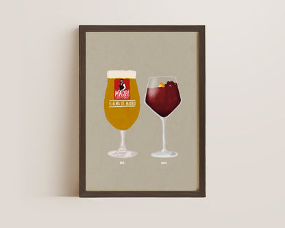 Madri & Sangria Print