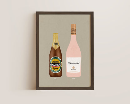 Magners & Whispering Angel Print