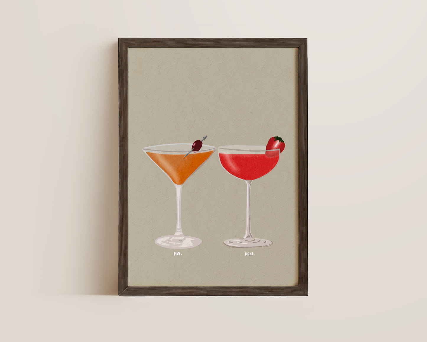 Manhattan & Strawberry Daiquiri Print