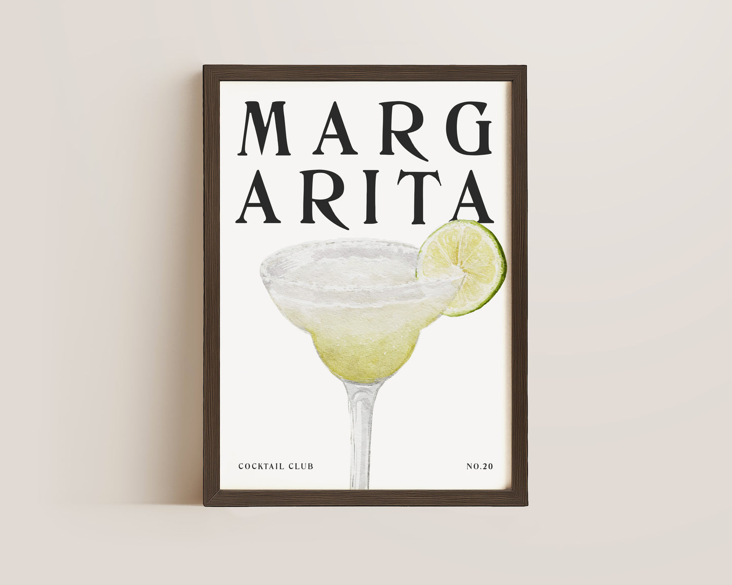 Margarita No. 2 Cocktail Print