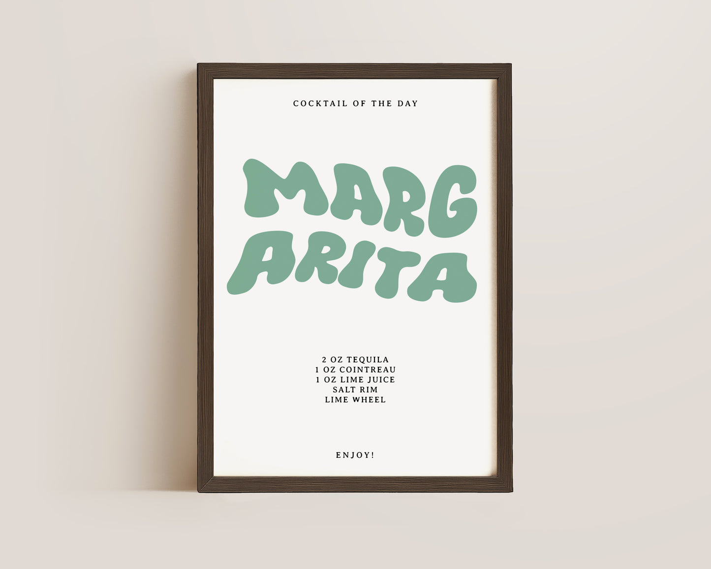 Margarita Recipe Print