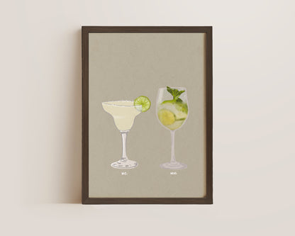 Margarita & Hugo Spritz Print