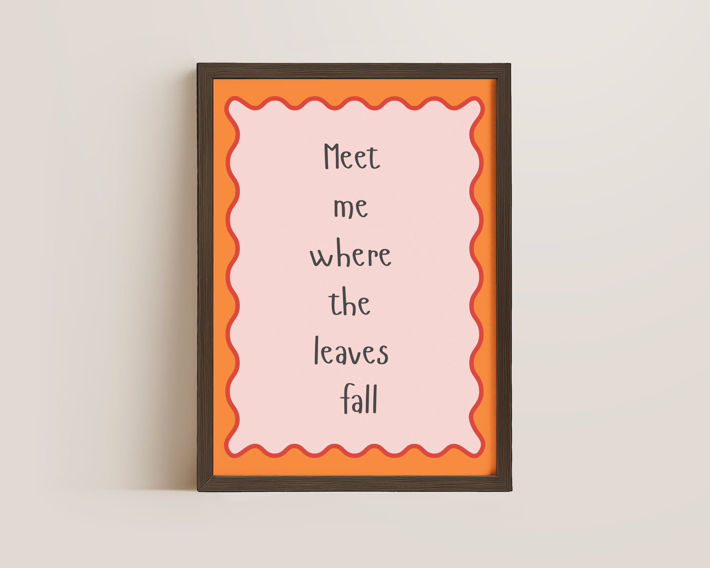 Where The Leaves Fall Print