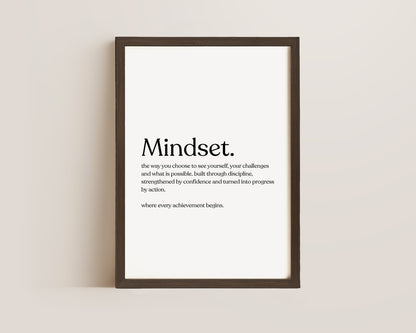 Mindset Definition Print