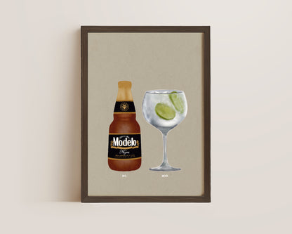Modelo & G&T Print