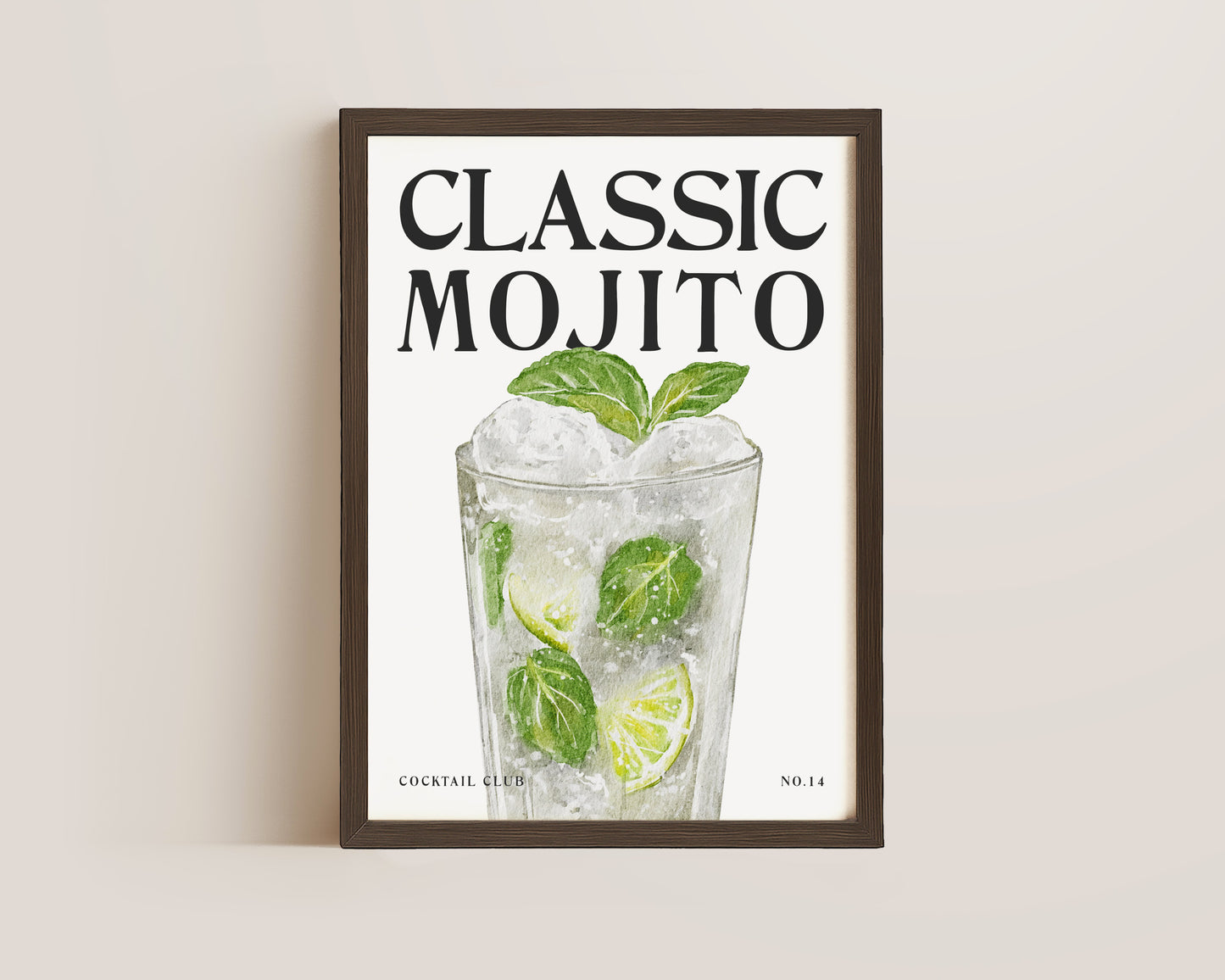 Mojito Cocktail Print