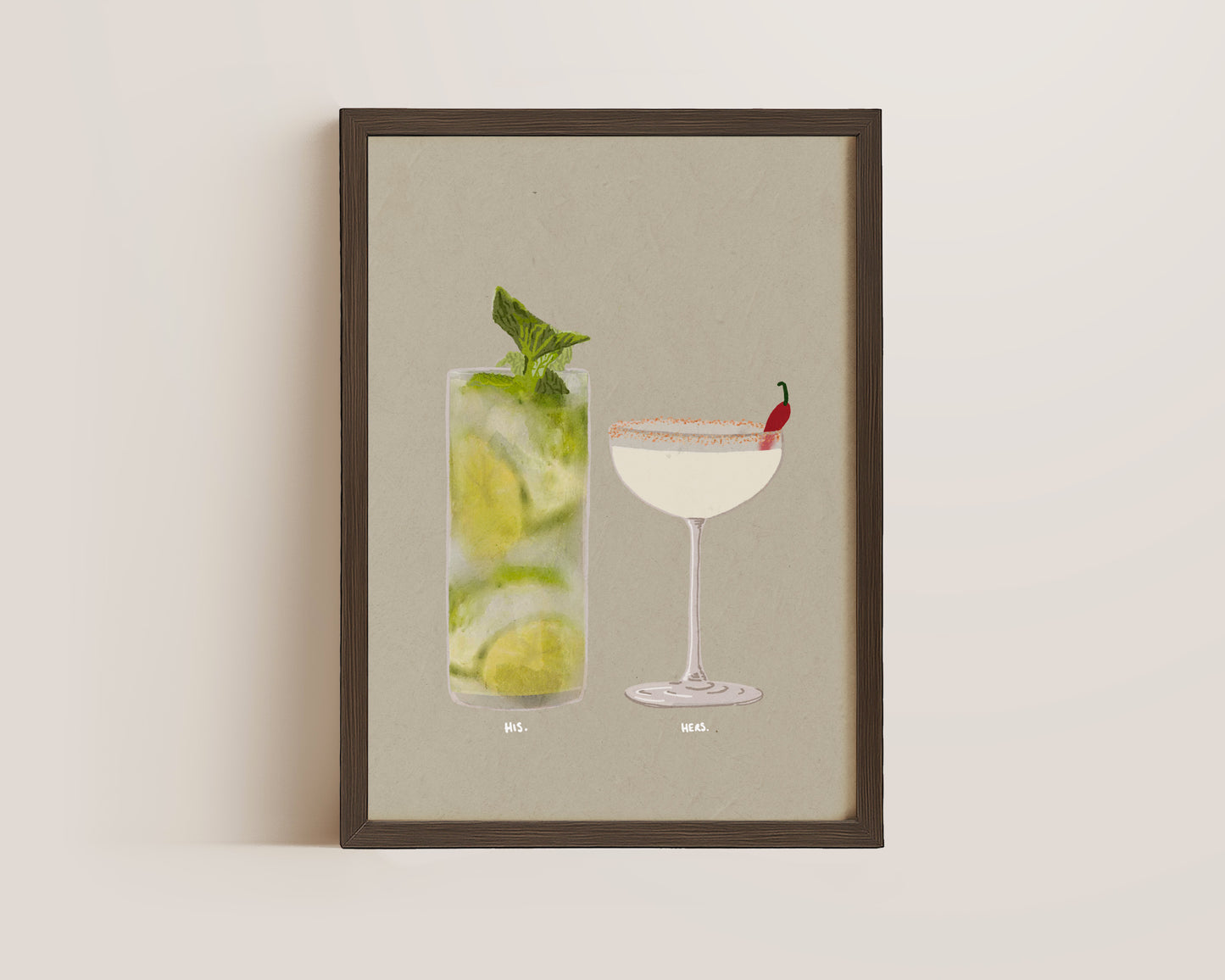 Mojito & Spicy Marg Print
