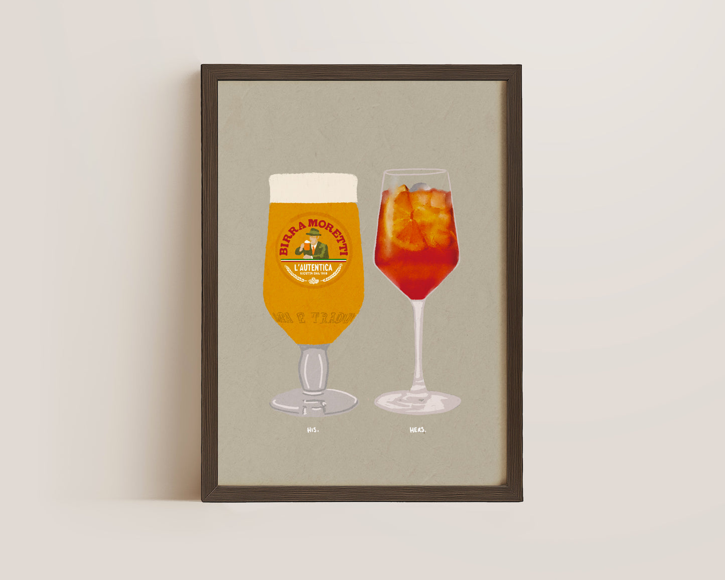 Moretti & Aperol Print