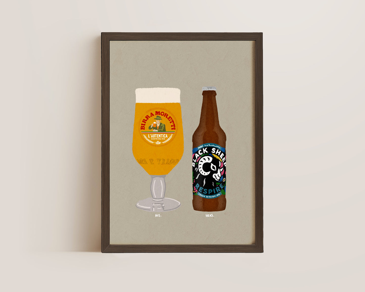 Moretti & Black Sheep Print