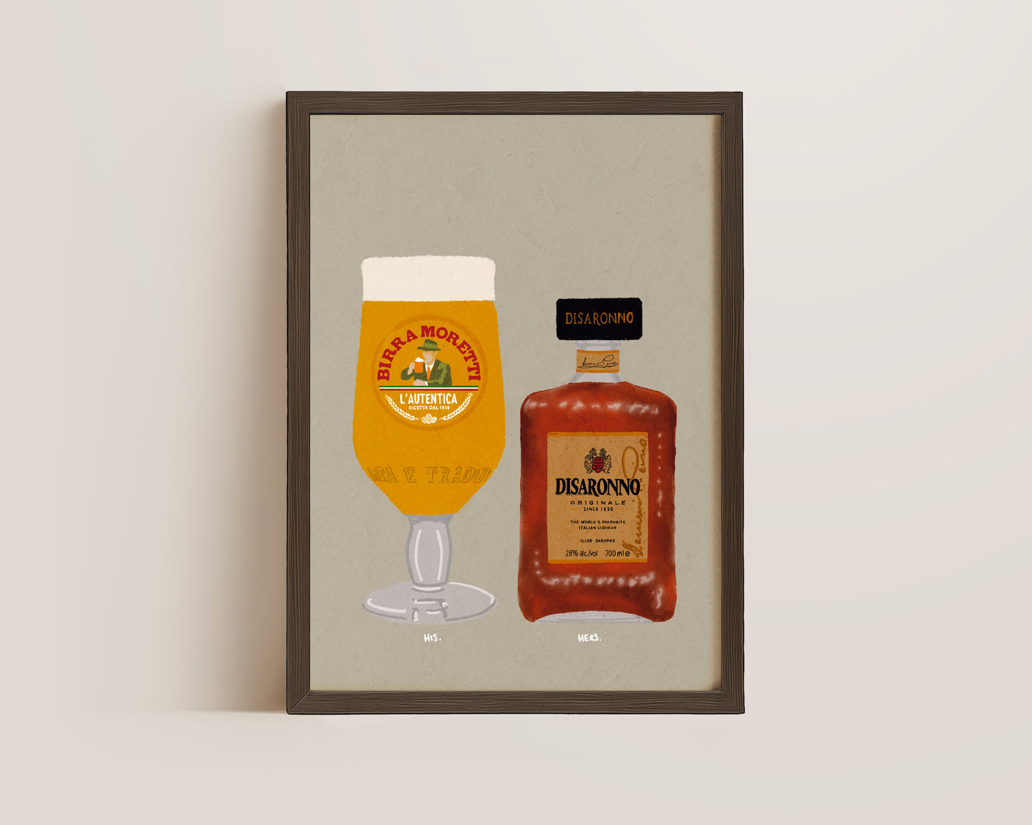 Moretti & Disaronno Print