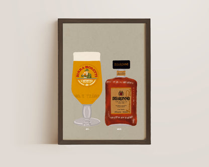 Moretti & Disaronno Print