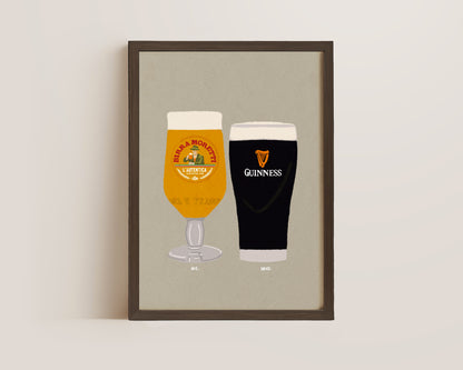 Moretti & Guinness Print