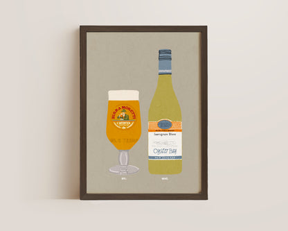 Moretti & Oyster Bay Print