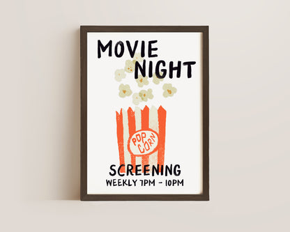 Movie Night Print