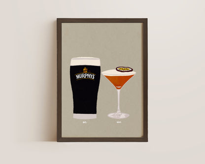 Murphy's & Pornstar Martini Print