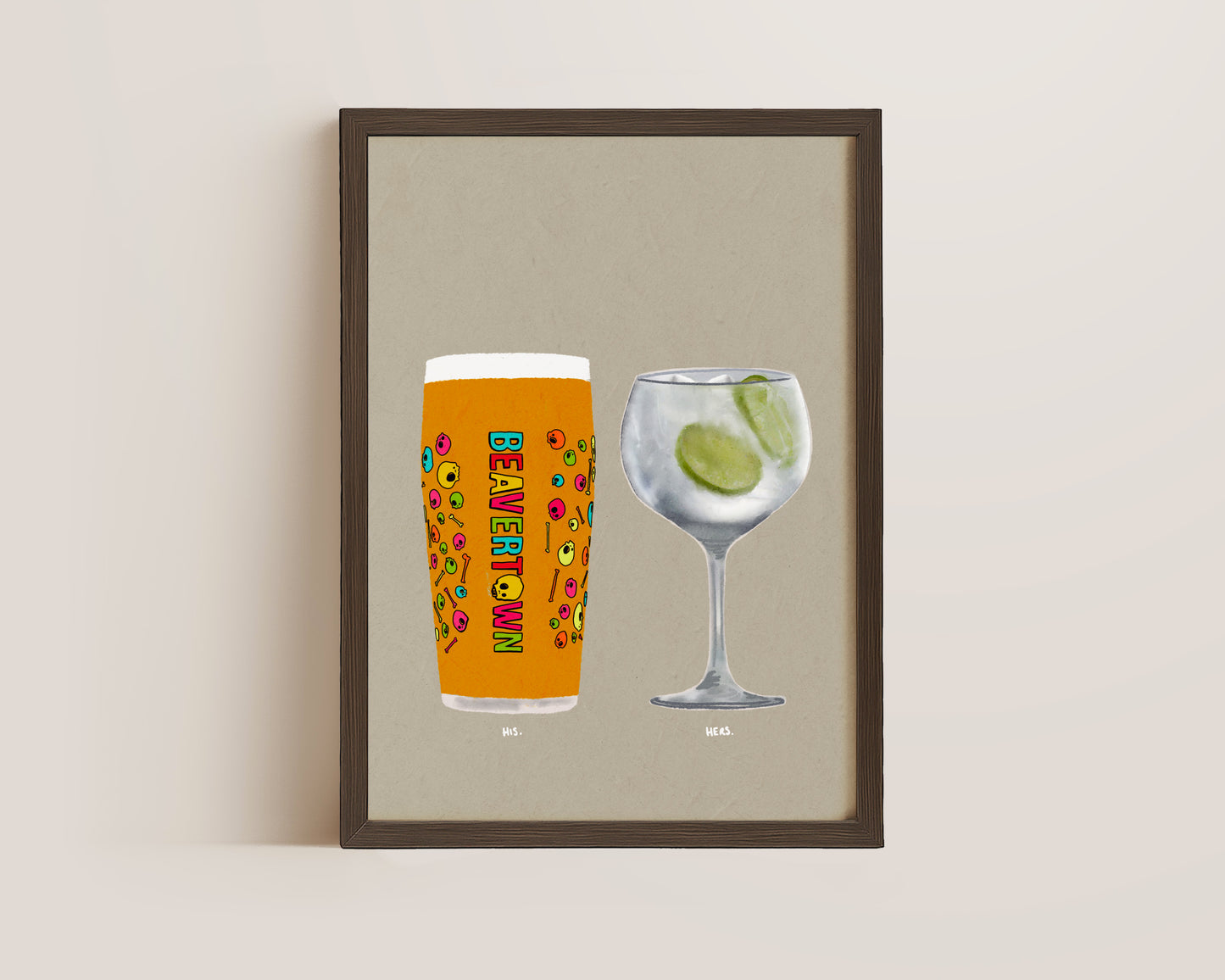 Neck Oil & Gin & Tonic Print