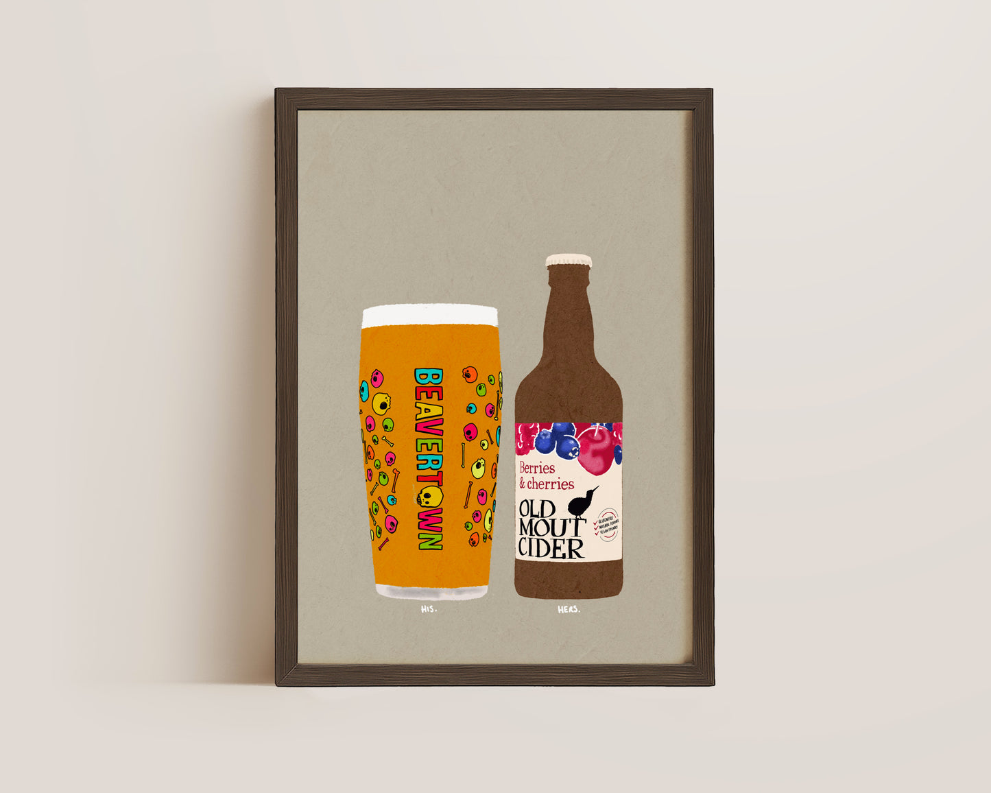 Neck Oil & Old Mout Berries & Cherries Print