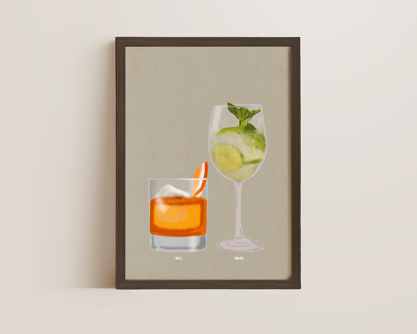 Old Fashioned & Hugo Spritz Print