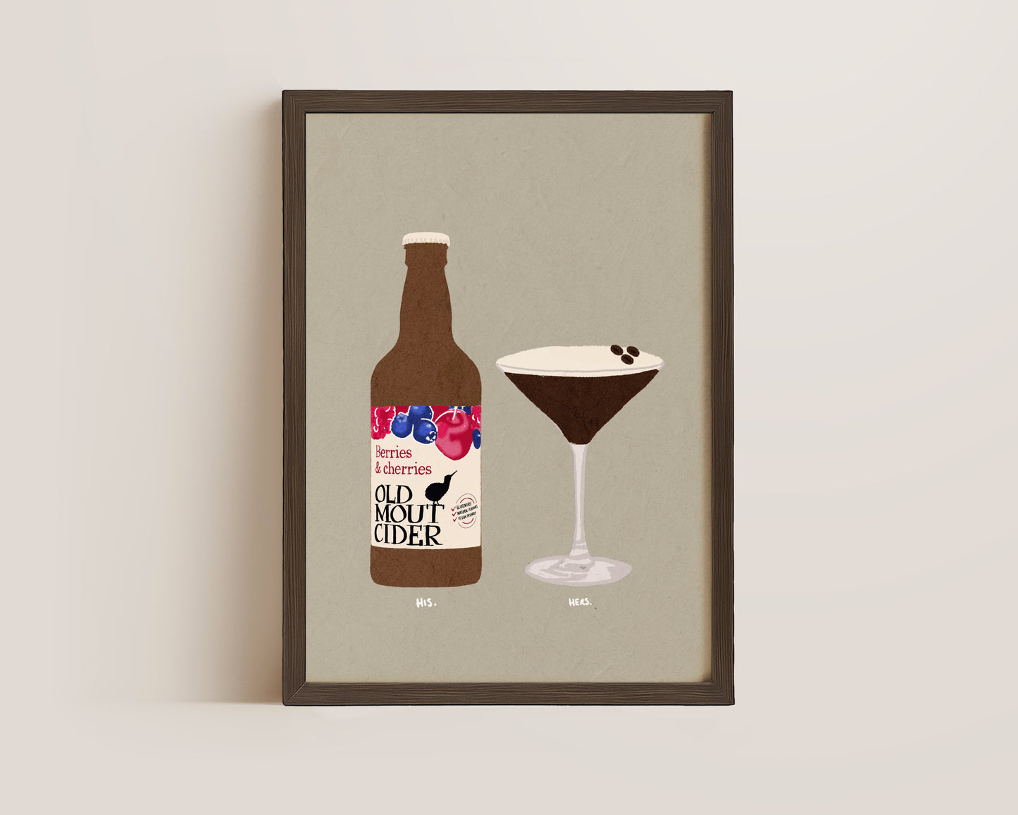 Old Mout Berries & Cherries & Espresso Martini Print