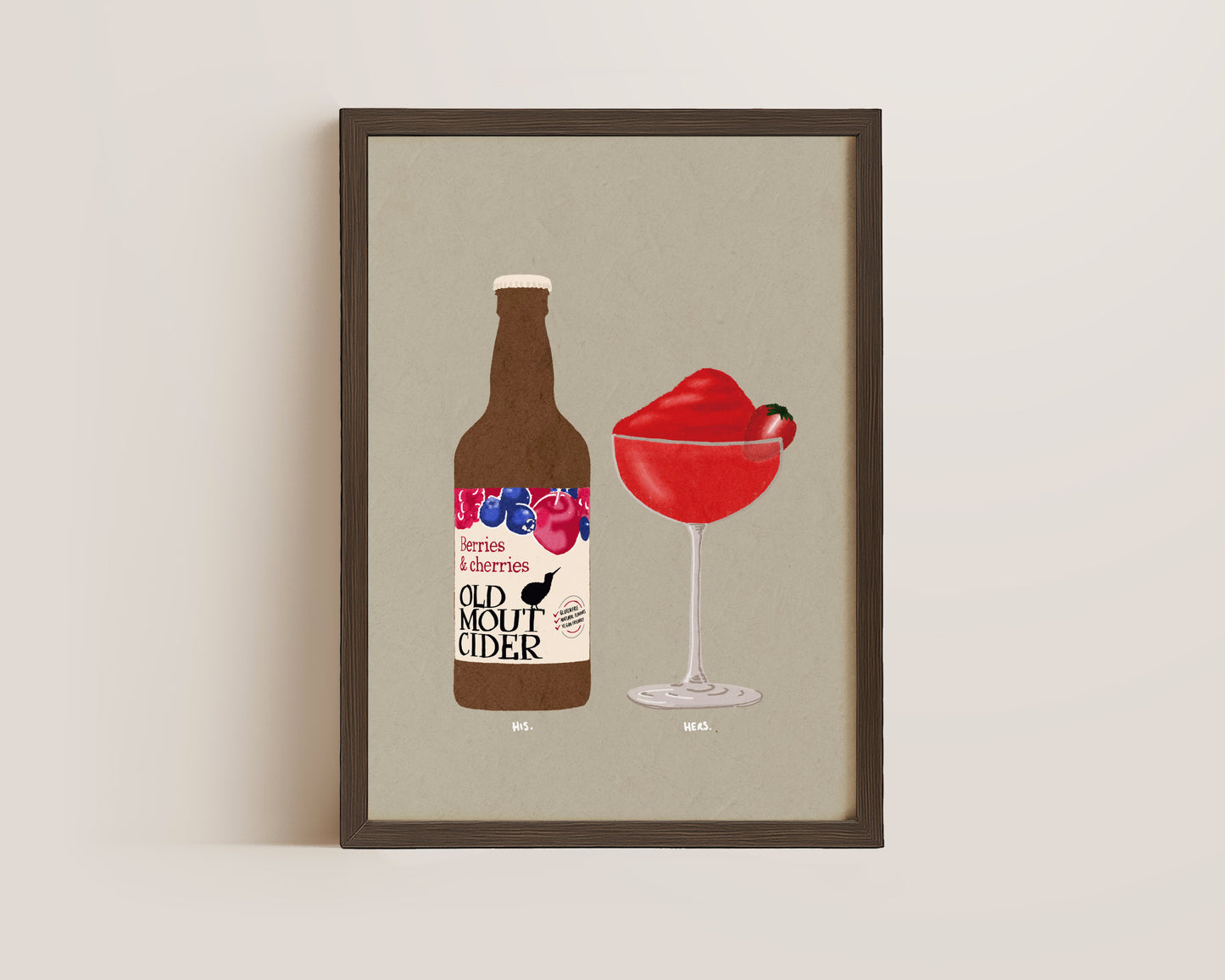 Old Mout Berries & Cherries & Frozen Strawberry Daiquiri Print