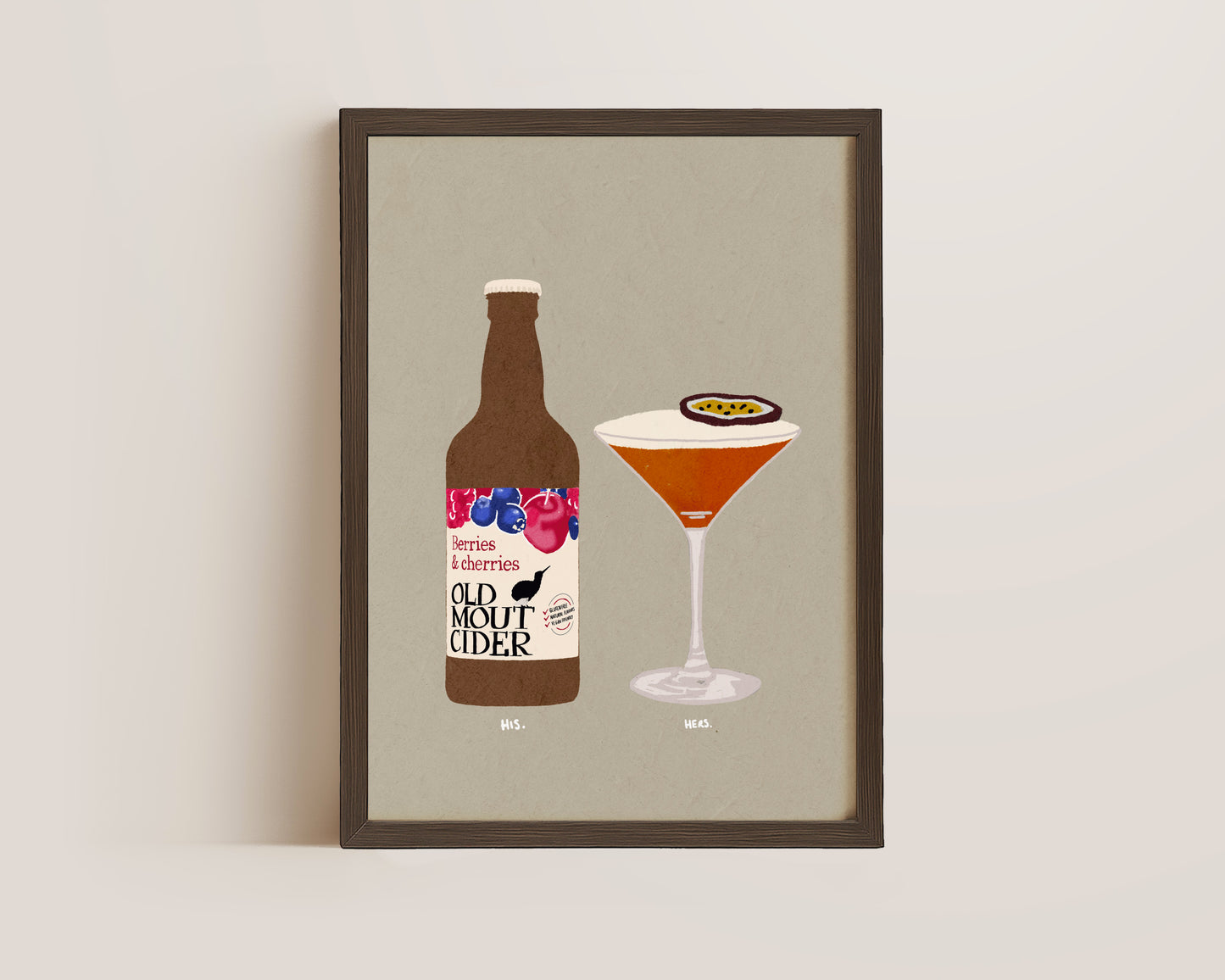 Old Mout Berries & Cherries & Pornstar Martini Print