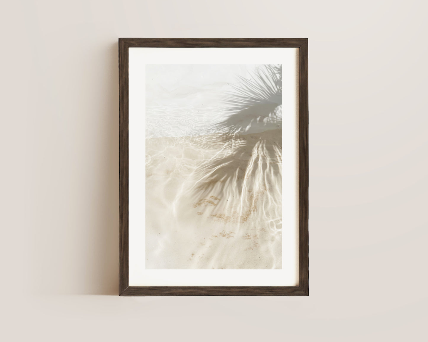 Palm Tree Shadows Print