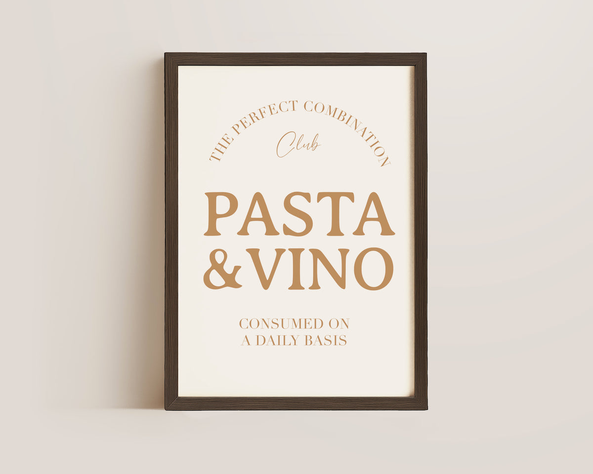 Pasta & Vino Print