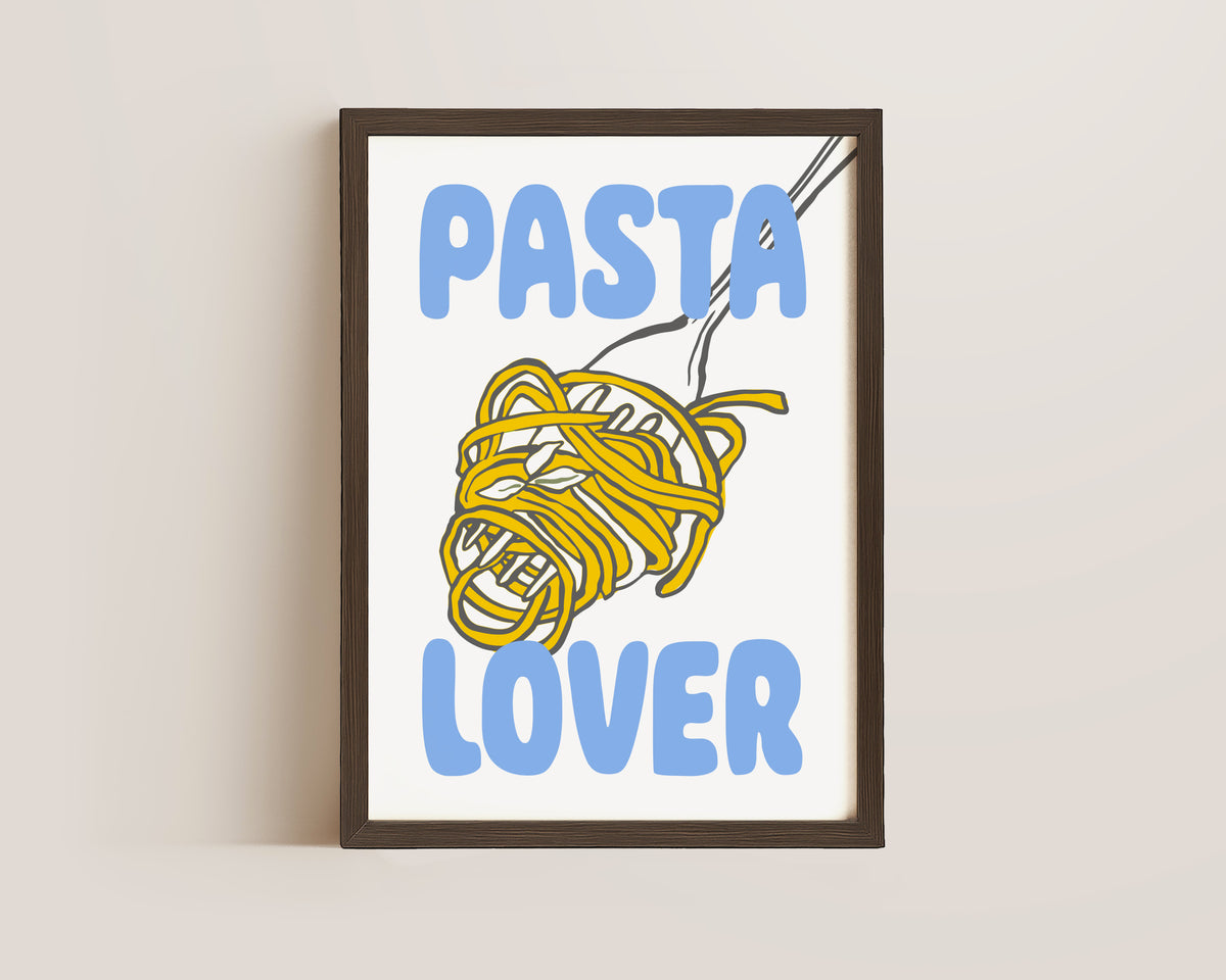 Pasta Lover Fork Print