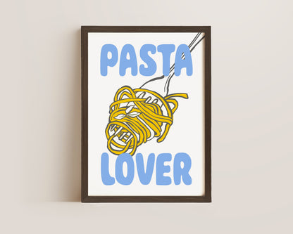 Pasta Lover Fork Print
