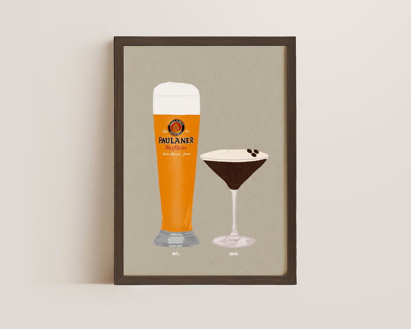 Paulaner & Espresso Martini Print