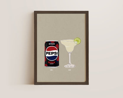 Pepsi Max Cherry & Margarita Print