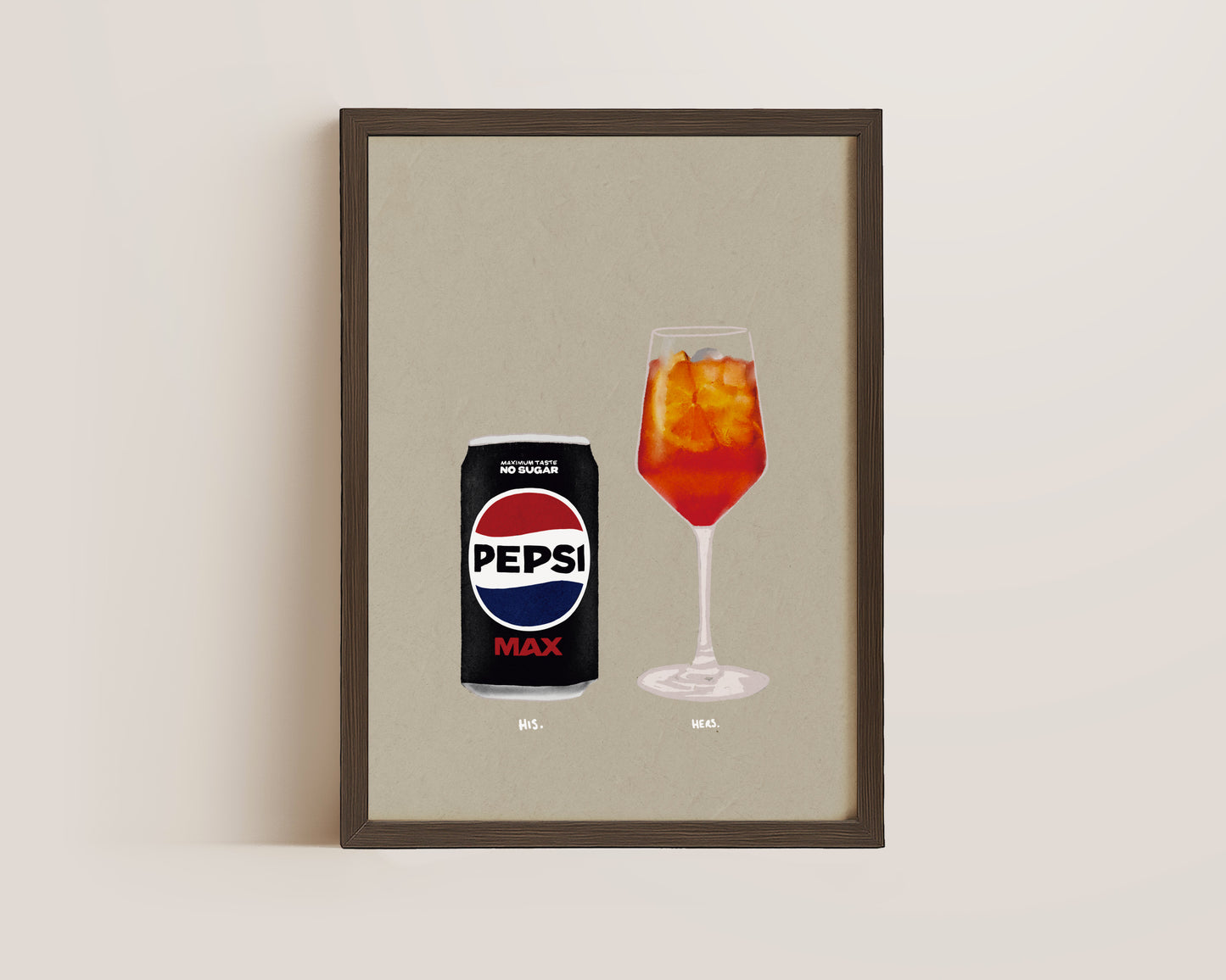 Pepsi Max & Aperol Spritz Print