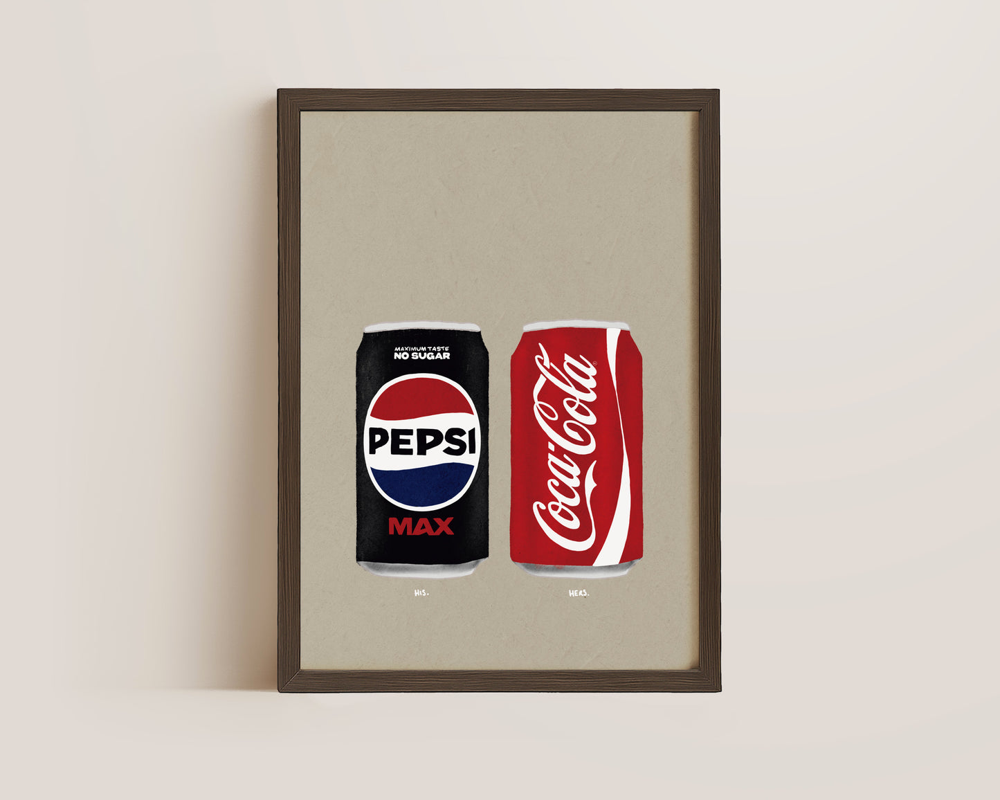 Pepsi Max & Coke Print