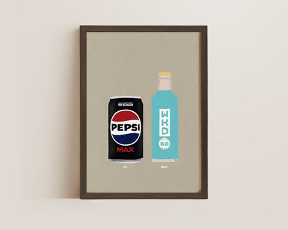Pepsi Max & WKD Blue Print