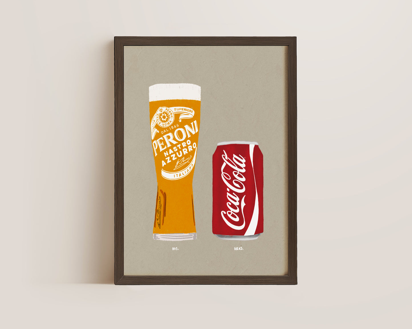 Peroni & Coke Print