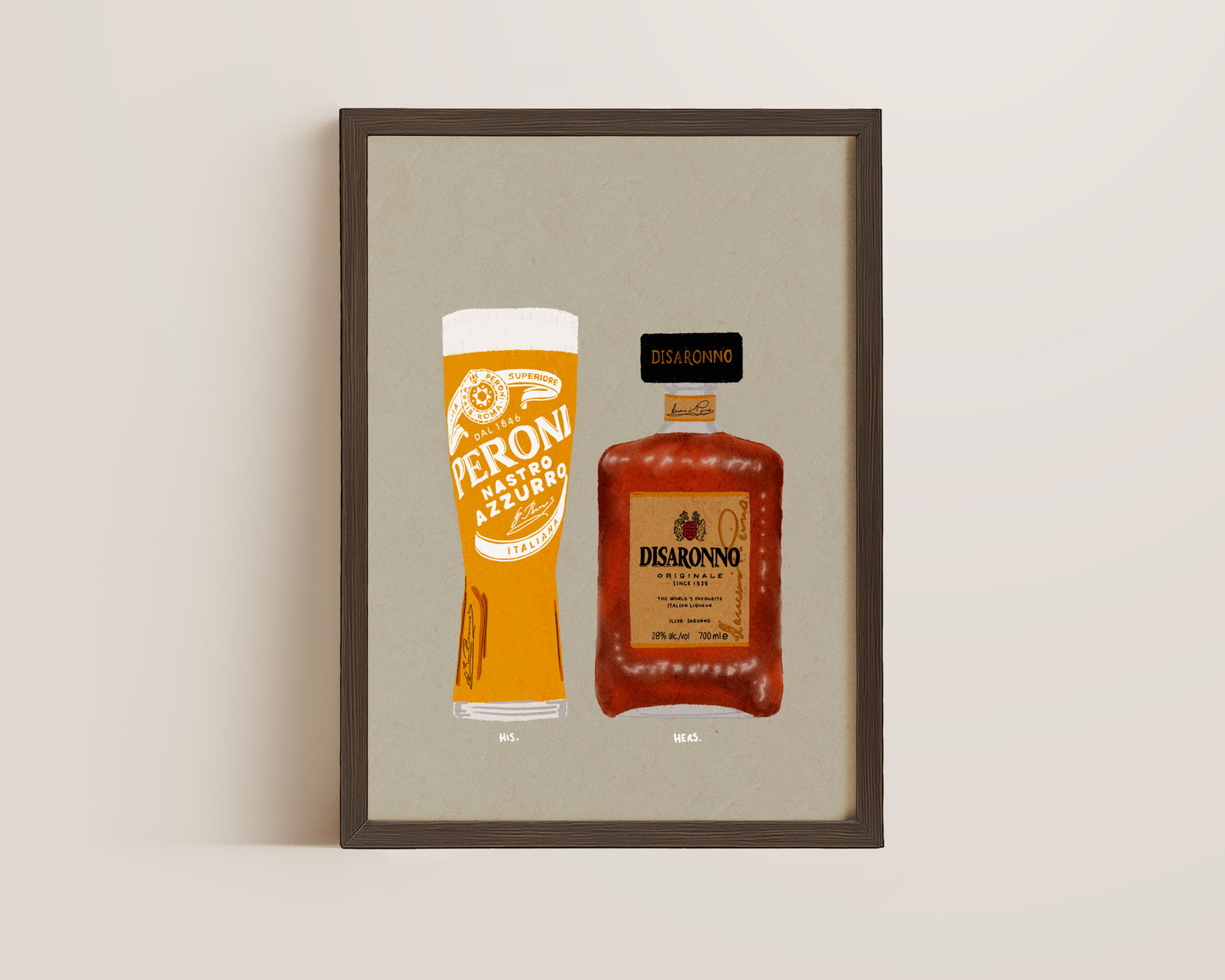 Peroni & Disaronno Print
