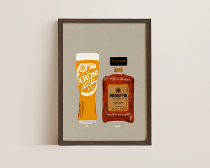 Peroni & Disaronno Print