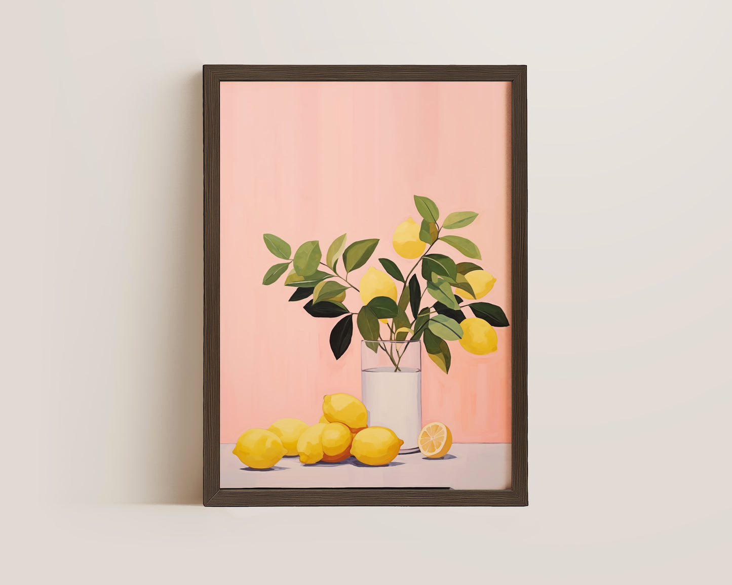 Pink Lemons Print