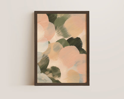 Pink & Green No. 1 Print