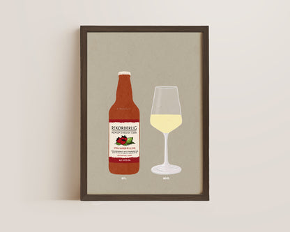 Rekorderlig Strawberry Lime & White Wine Print