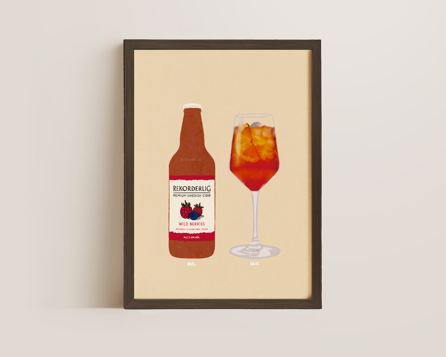 Rekorderlig & Aperol Spritz Print