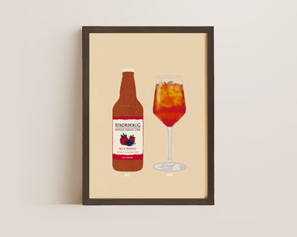 Rekorderlig & Aperol Spritz Print