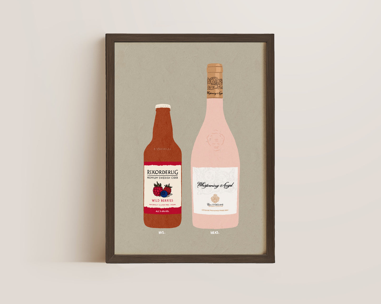 Rekorderlig & Whispering Angel Print